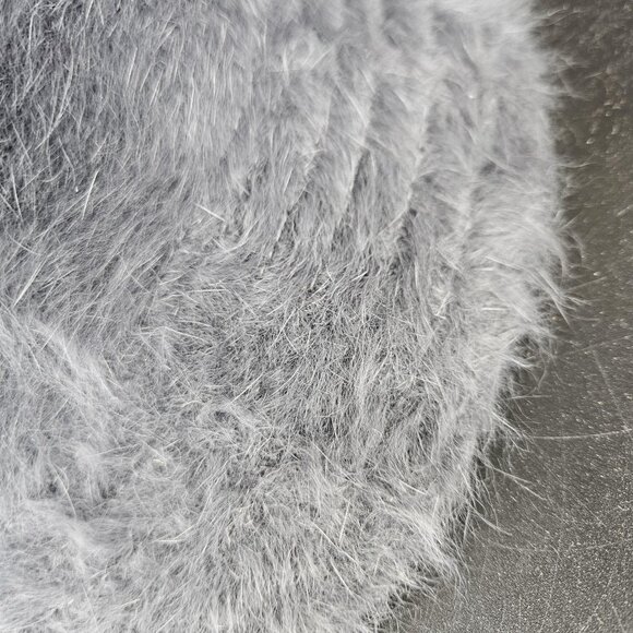 Kangol Hat Cap Furgora Casual Fitted Mens Small Gray Fuzzy Angora Bucket Cloche - Picture 7 of 12